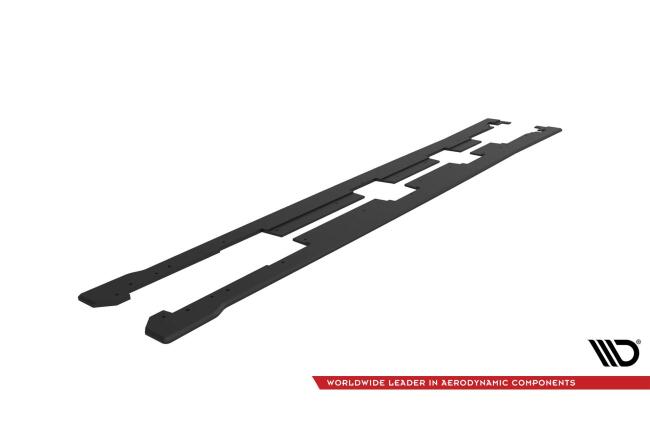 Maxton Design Street Pro Seitenschweller für Honda Civic Mk10 schwarz rot