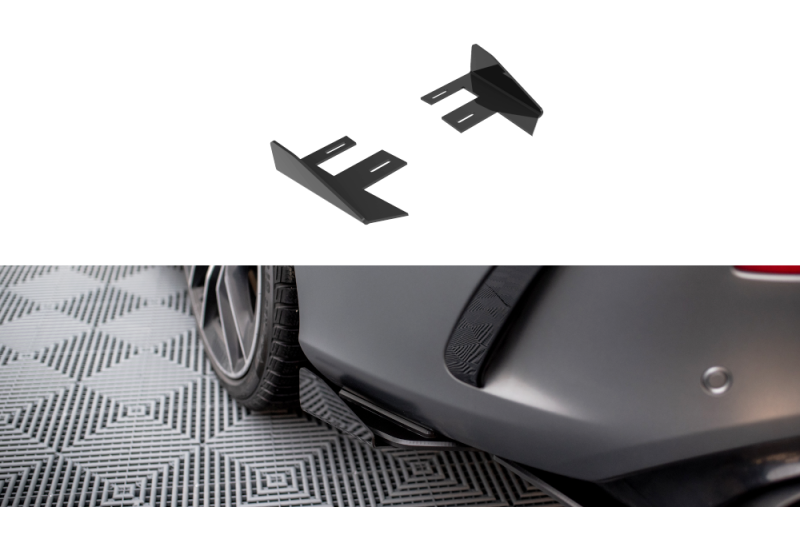 Maxton Design Street Pro Heckdiffusor-Flaps für Mercedes-AMG C43 Coupe C205 Facelift
