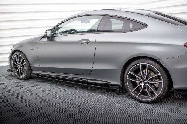 Maxton Design Street Pro Seitenschweller-Flaps für Mercedes-AMG C43 Coupe C205 Facelift