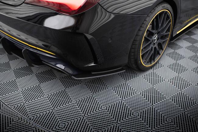 Maxton Design Street Pro Diffusor Flaps für Mercedes-AMG CLA 45 C117 Facelift schwarz matt