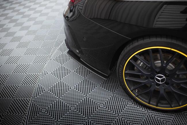 Maxton Design Street Pro Diffusor Flaps für Mercedes-AMG CLA 45 C117 Facelift schwarz matt