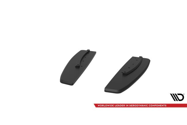 Maxton Design Street Pro Diffusor Flaps für Mercedes-AMG CLA 45 C117 Facelift schwarz rot