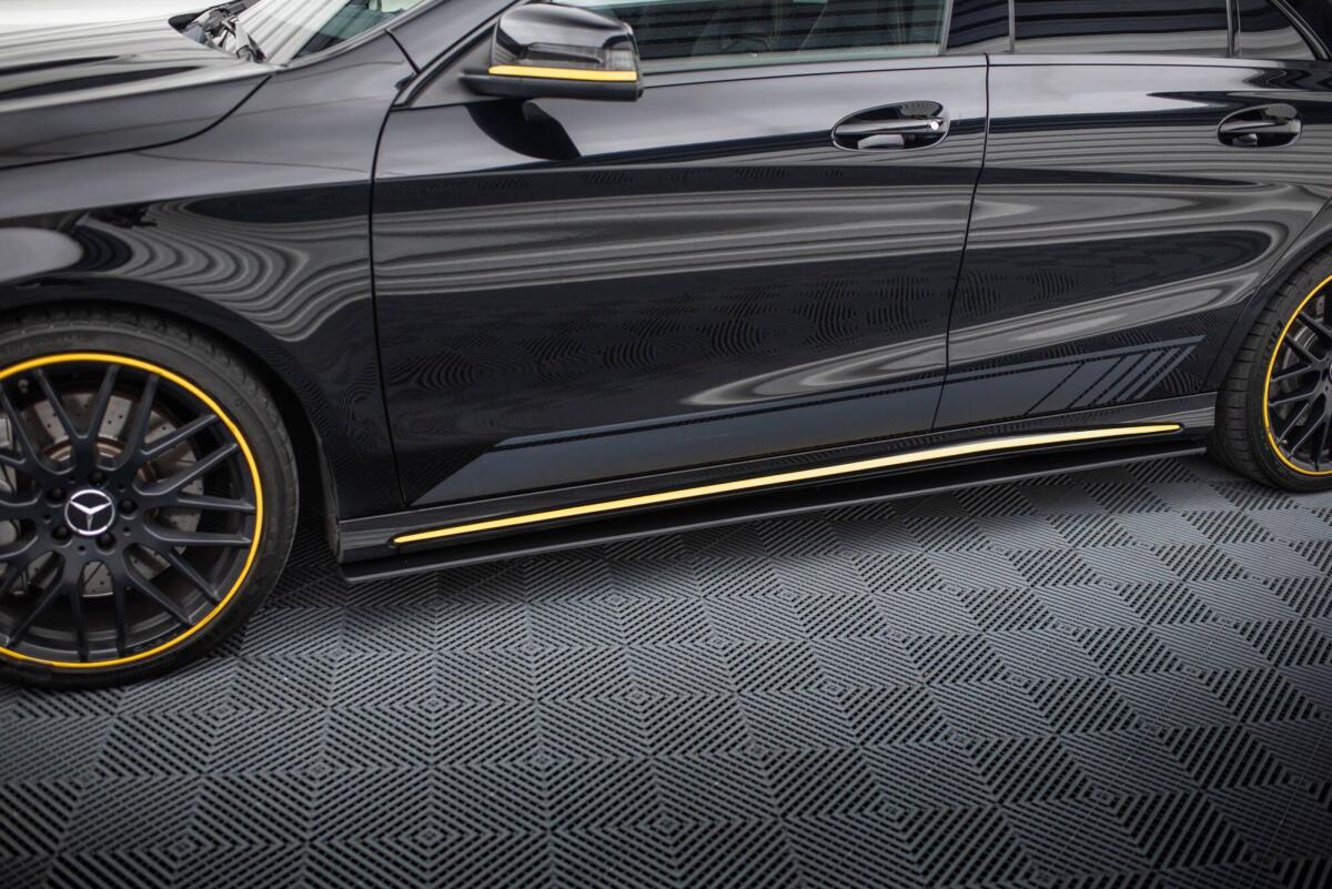 78.7" SEITENSCHWELLER SCHWELLER Aus ABS Für Mercedes C-Klasse W204 Mit AMG-Line EUR 82,59