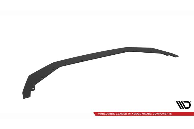 Maxton Design Street Pro Frontlippe für Nissan GTR R35 Facelift schwarz matt