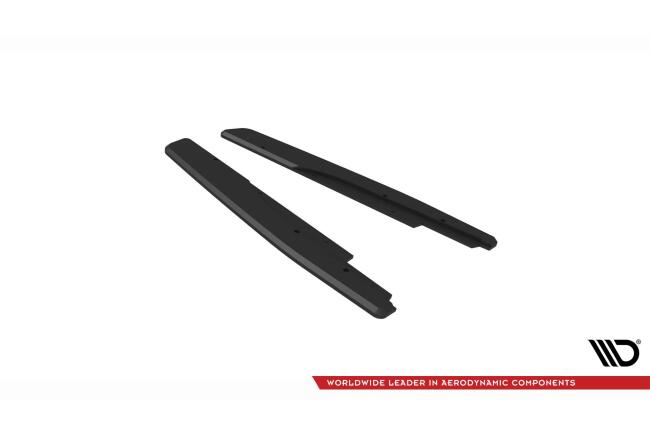 Maxton Design Street Pro Diffusor Flaps für Nissan GTR R35 Facelift schwarz rot
