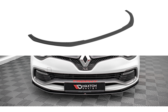 Maxton Design Street Pro Frontlippe für Renault Clio RS Mk4 schwarz rot