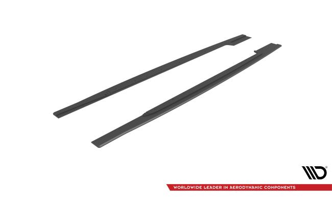 Maxton Design Street Pro Seitenschweller für Renault Clio RS Mk4 schwarz rot