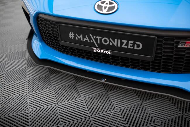 Maxton Design Street Pro Frontlippe V.2 für Toyota GR86 Mk1 Schwarz matt