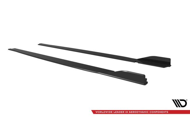 Maxton Design Street Pro Seitenschweller V.2 für Toyota GR86 Mk1 Schwarz matt