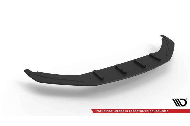 Maxton Design Street Pro Frontlippe V.2 für Volkswagen Scirocco R Mk3 schwarz matt