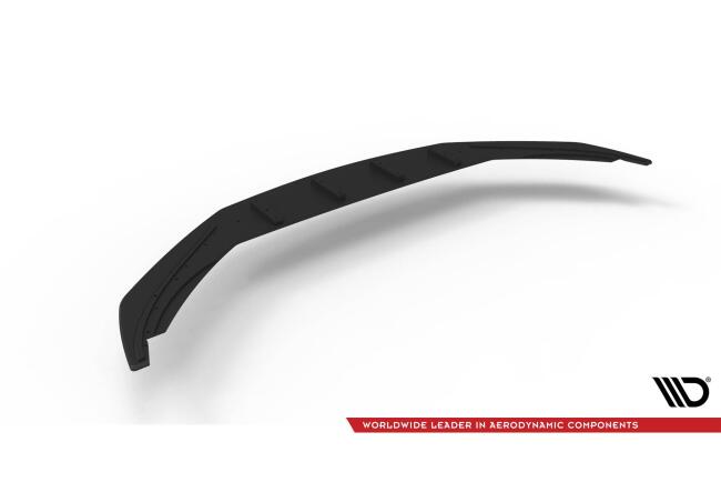 Maxton Design Street Pro Frontlippe V.2 für Volkswagen Scirocco R Mk3 schwarz rot