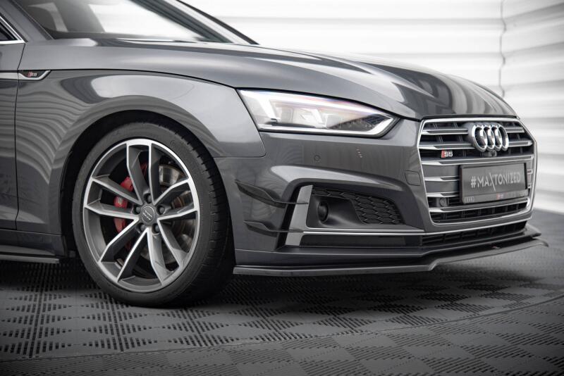 Maxton Design Stoßstangenflügel vorne (Canards) V.1 Audi S5 / A5 S-Line Coupe / Sportback B9 F5