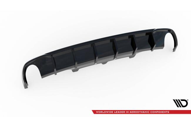 Maxton Design Heckdiffusor für Audi A6 Avant C7 2011-2014 Hochglanz schwarz