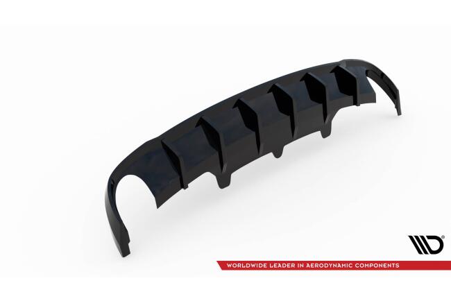 Maxton Design Heckdiffusor V.1 für Audi A6 Limousine / Avant C7 (2011-2014) Hochglanz schwarz