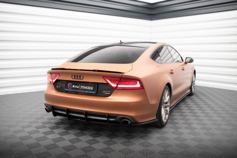 Maxton Design Street Pro Heckdiffusor für Audi A7 C7 Schwarz