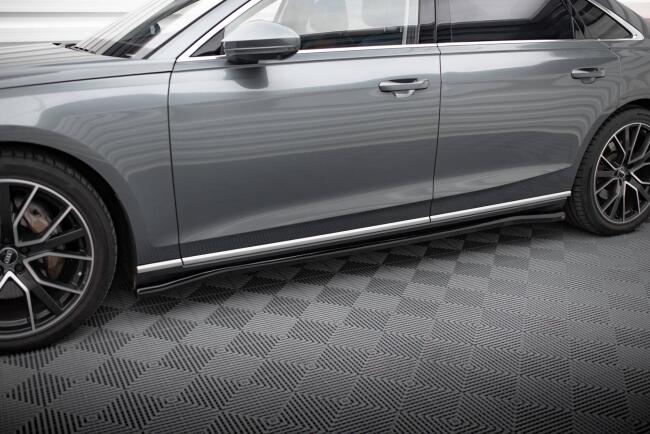 Maxton Design Seitenschweller für Audi A8 D5 schwarz...