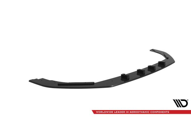 Maxton Design Street Pro Frontlippe für Audi RS3 Limousine 8V Facelift schwarz matt