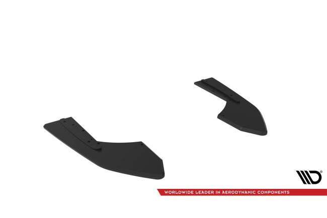 Maxton Design Street Pro Diffusor Flaps für Audi RS3 Limousine 8V Facelift schwarz rot