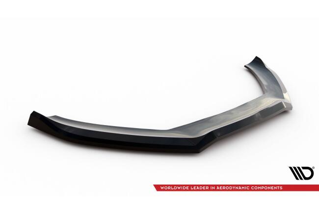 Maxton Design Frontlippe V.4 für Audi S5 / A5 S-Line Coupe / Cabrio / Sportback B8 8T Facelift Hochglanz schwarz