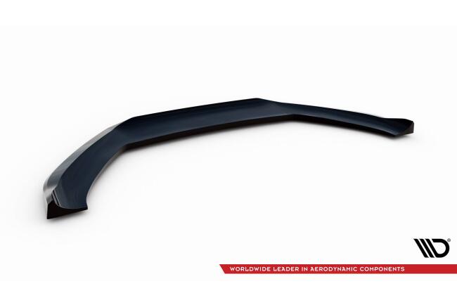 Maxton Design Frontlippe V.4 für Audi S5 / A5 S-Line Coupe / Sportback 8T Facelift schwarz Hochglanz