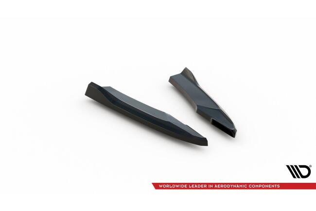 Maxton Design Diffusor Flaps V.2 für Audi S5 / A5 S-Line Coupe / Cabrio B8 8T Facelift Hochglanz schwarz