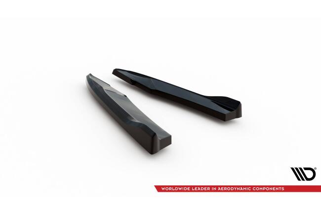 Maxton Design Diffusor Flaps V.2 für Audi S5 / A5 S-Line Coupe / Cabrio B8 8T Facelift Hochglanz schwarz