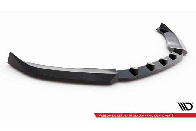 Maxton Design Frontlippe V.2 für Audi TT S / S-Line 8S schwarz Hochglanz