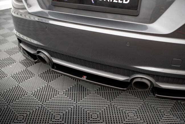Maxton Design Heckdiffusor für Audi TT S-Line 8S schwarz Hochglanz