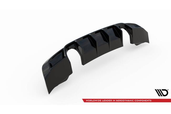 Maxton Design Heckdiffusor V.1 für Audi TT S-Line 8S Hochglanz schwarz
