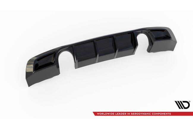Maxton Design Heckdiffusor V.1 für Audi TT S-Line 8S Hochglanz schwarz