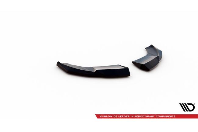 Maxton Design Diffusor Flaps für Audi TT S-Line 8S schwarz Hochglanz