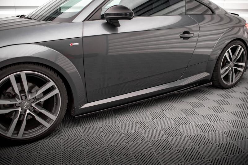 Maxton Design Seitenschweller für Audi TT S-Line 8S Hochglanz schwarz