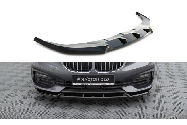 Maxton Design Frontlippe für BMW 1er F40 schwarz...