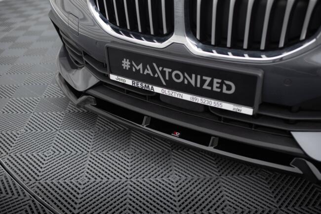 Maxton Design Frontlippe für BMW 1er F40 Hochglanz schwarz