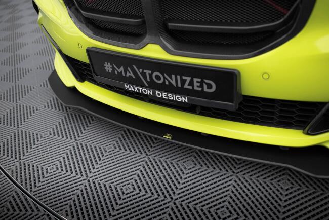 Maxton Design Street Pro Frontlippe für BMW 1er F40 M-Paket / M135i schwarz matt