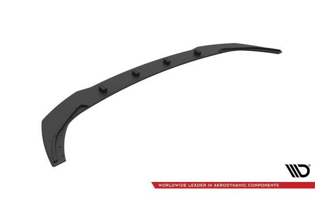 Maxton Design Street Pro Frontlippe für BMW 1er F40 M-Paket / M135i schwarz rot