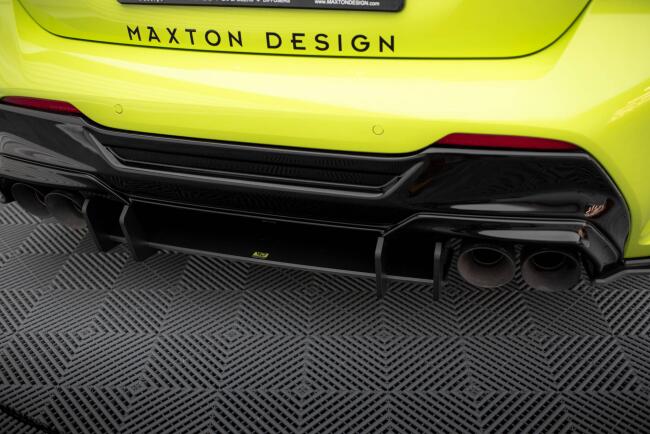 Maxton Design Street Pro Heckdiffusor V.3 für BMW 1er F40 M-Paket / M135i Schwarz matt