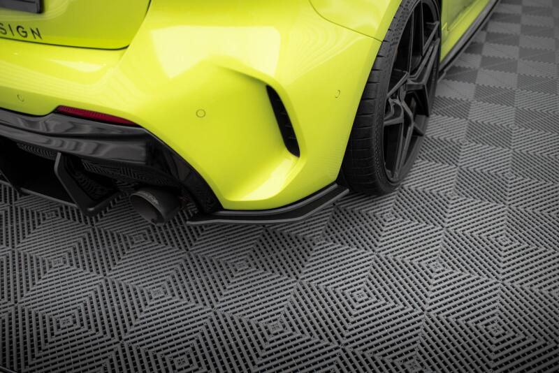 Maxton Design Street Pro Diffusor Flaps V.1 für BMW 1er F40 M-Paket / M135i Schwarz matt