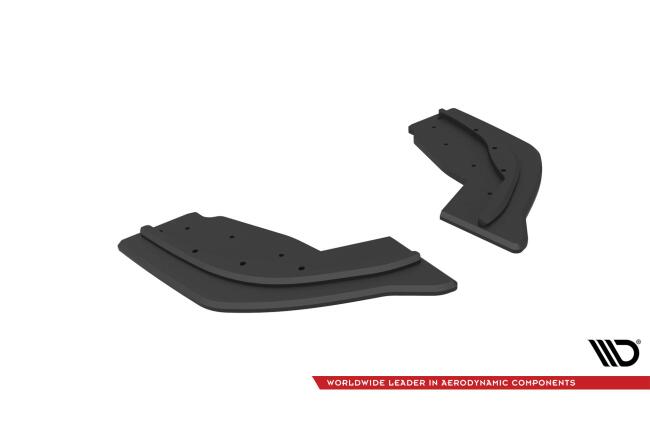 Maxton Design Street Pro Diffusor Flaps für BMW 1er F40 M-Paket / M135i schwarz rot