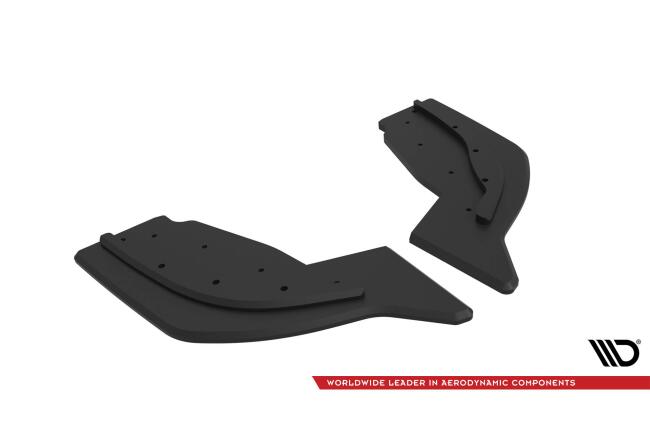 Maxton Design Street Pro Diffusor Flaps V.2 für BMW 1er F40 M-Paket / M135i Schwarz matt