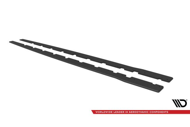 Maxton Design Street Pro Seitenschweller für BMW 1er F40 M-Paket / M135i schwarz matt