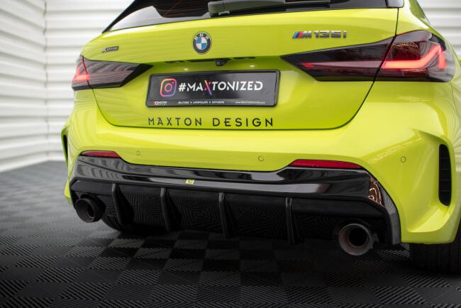 Maxton Design Heckdiffusor V.3 für BMW 1er F40 M-Paket/ M135i (Einzelauspuff-Version)