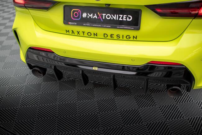 Maxton Design Heckdiffusor V.3 für BMW 1er F40 M-Paket/ M135i (Einzelauspuff-Version)