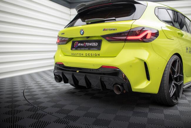 Maxton Design Heckdiffusor V.3 für BMW 1er F40 M-Paket/ M135i (Einzelauspuff-Version)