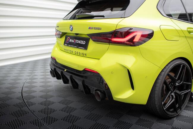 Maxton Design Heckdiffusor V.3 für BMW 1er F40 M-Paket/ M135i (Einzelauspuff-Version)