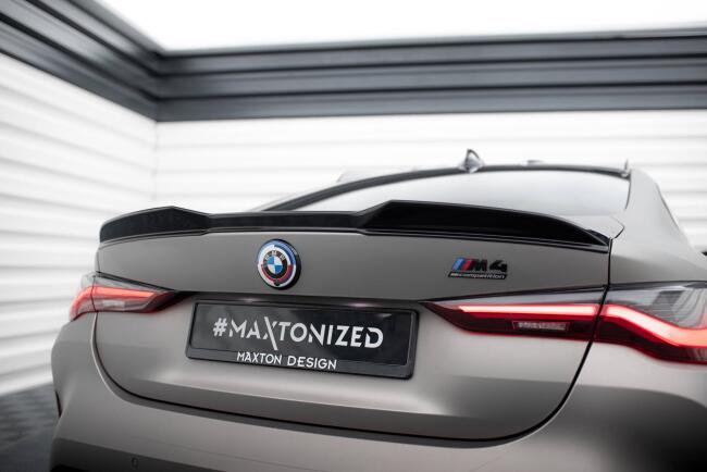 Maxton Design 3D Spoiler Lippe für BMW M4 G82 schwarz Hochglanz