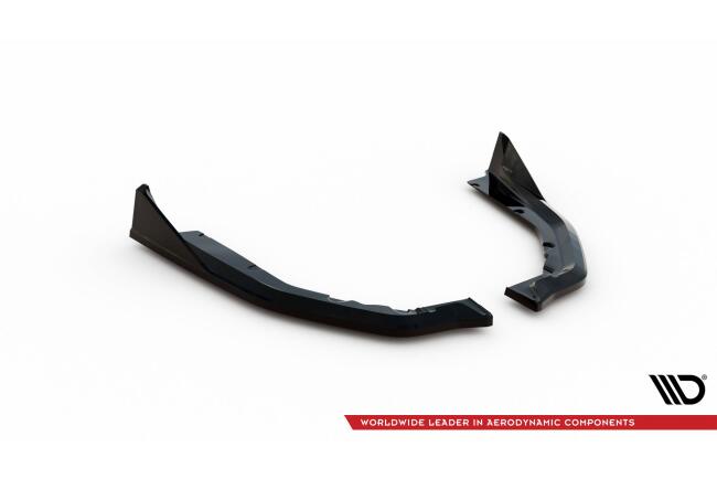 Maxton Design Diffusor Flaps V.4 für BMW M4 G82 schwarz Hochglanz