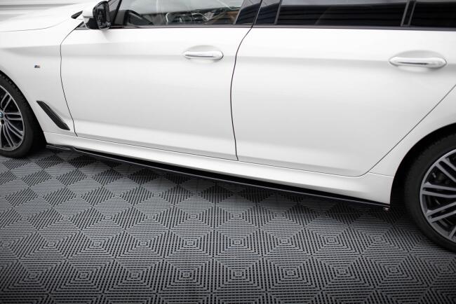 Maxton Design Seitenschweller V.2 für BMW 5er M-Paket G30 / G31 Hochglanz schwarz