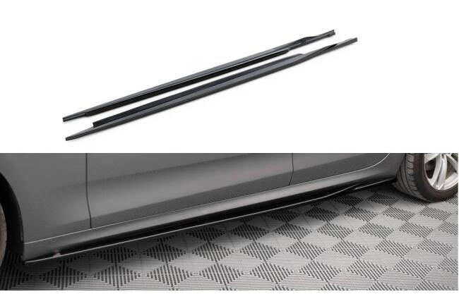 Maxton Design Seitenschweller für BMW 5er GT M-Paket F07 schwarz Hochglanz