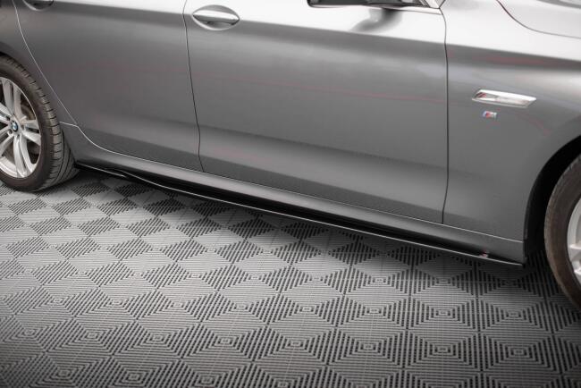 Maxton Design Seitenschweller für BMW 5er GT M-Paket F07 schwarz Hochglanz